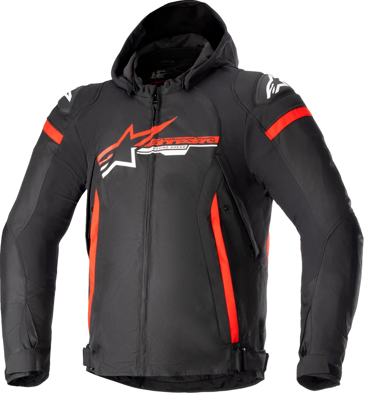 ALPINESTARS Zaca Waterproof Jacket - Black/Red/White - 2XL 3206423-1342-2X