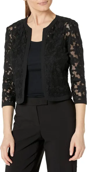 Anne Klein Women's Petite Soft Shoulder Cardigan (Spring 22)