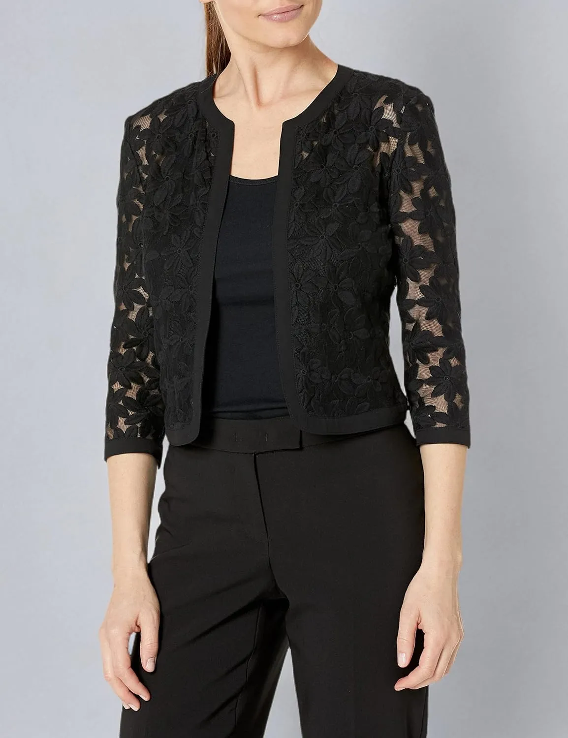 Anne Klein Women's Petite Soft Shoulder Cardigan (Spring 22)