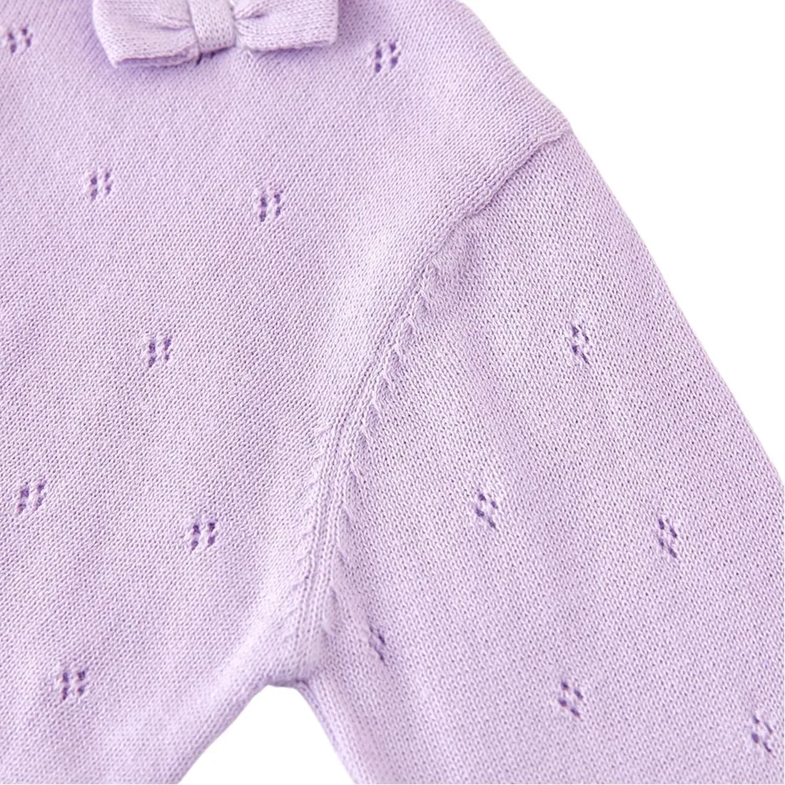 Baby Girls Cardigan Sweater Bolero Shrugs Toddler Kids Knitted Long Sleeve Button Closure Cropped Dress Up Jacket Tops