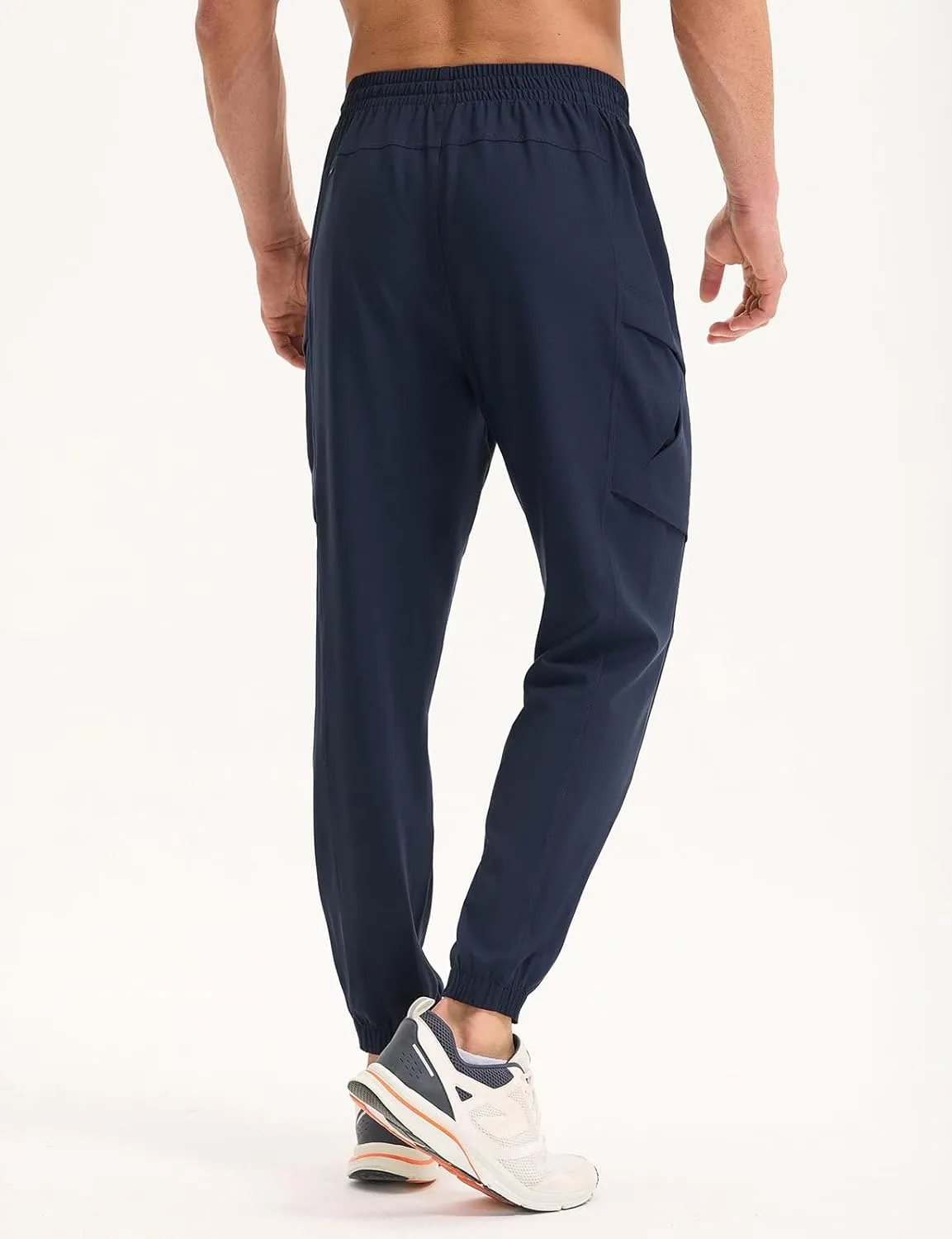 baleaf Mens Hiking Pants Lightweight Quick Dry Joggers with Pockets Cargo Pants Water Resistant Breathable Jogger