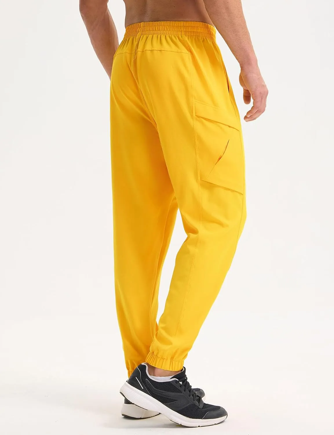 baleaf Mens Hiking Pants Lightweight Quick Dry Joggers with Pockets Cargo Pants Water Resistant Breathable Jogger