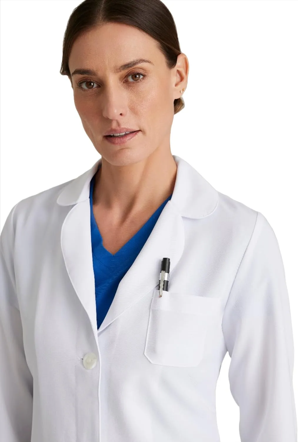 BARCO Grey's Anatomy Scrubs Signature - Brooke Lab Coat for Women, Professional Mid-Length Long Sleeve 32" Lab Coat