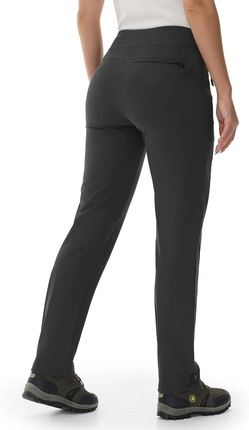 BGOWATU Women's Hiking Pants Lightweight Quick Dry Casual Joggers with Zipper Pockets Athletic Water Resistant Outdoor