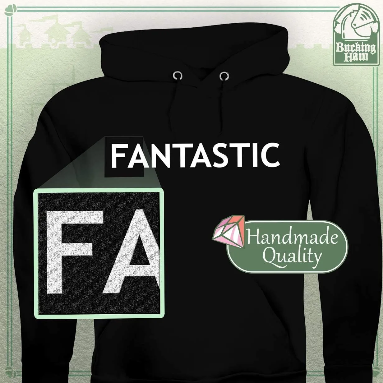 Bucking Ham got undershirt? - Men's Ultra Soft Hoodie Sweatshirt