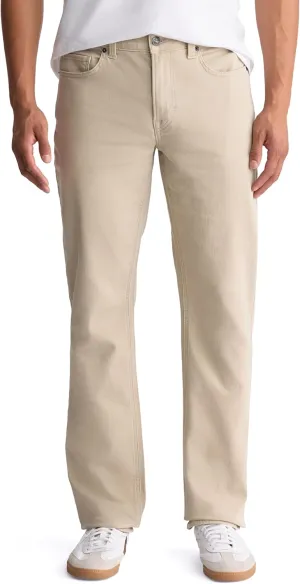Buffalo David Bitton Men's Non-Denim Straight Leg Six French Terry Pants with Cotton Blend Stretch