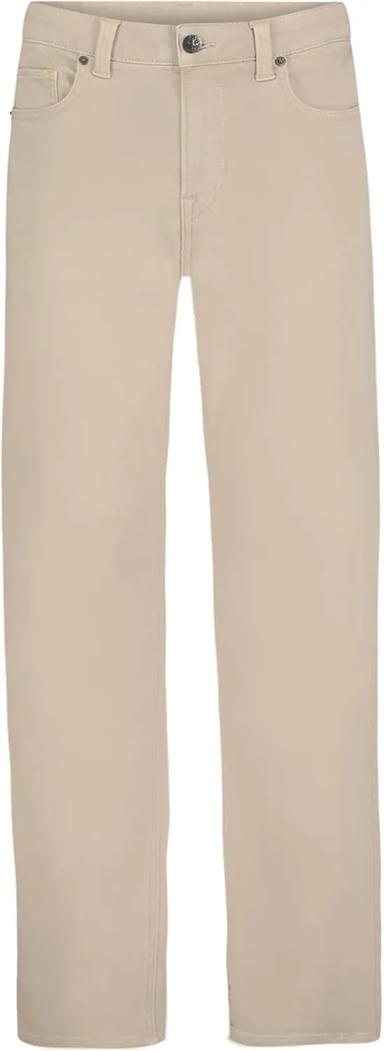 Buffalo David Bitton Men's Non-Denim Straight Leg Six French Terry Pants with Cotton Blend Stretch