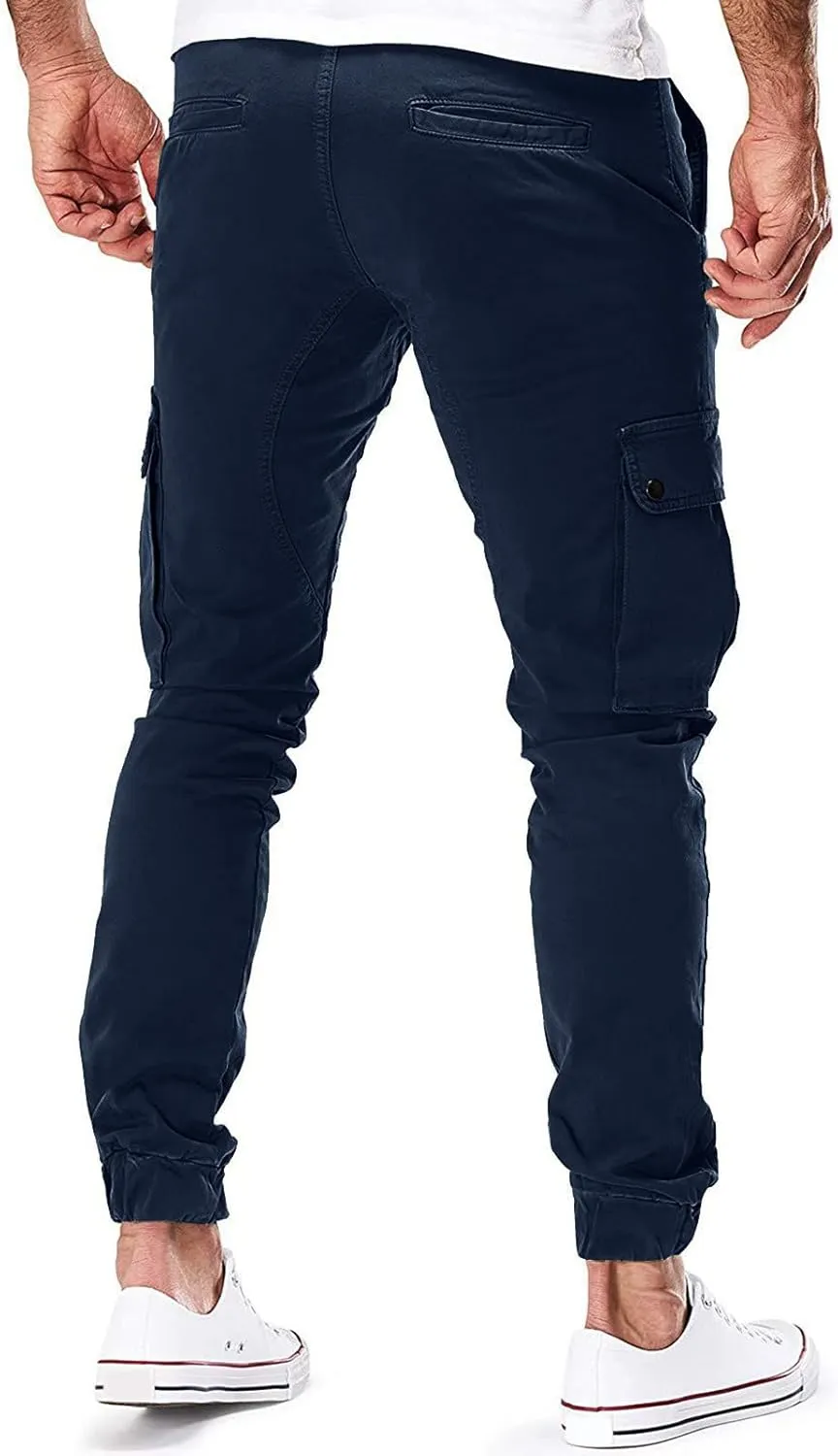 Cargo Sweatpants for Men Big and Tall Sport Pants Drawstring Sports Trousers for Men Mens Cargo Sweatpants Drawstring