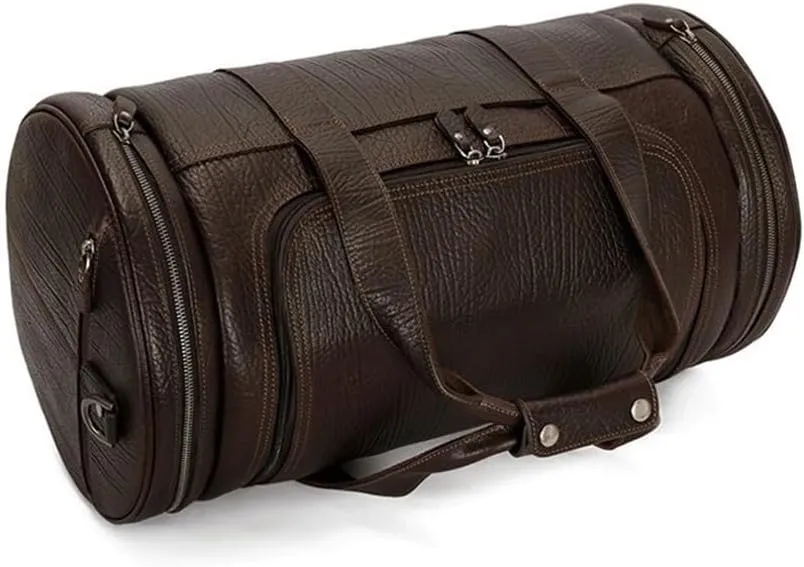 Carry On Weekender Overnight Bag Leather Duffle for Men Travel Duffel Backpack Water Resistant Laptop Weekend