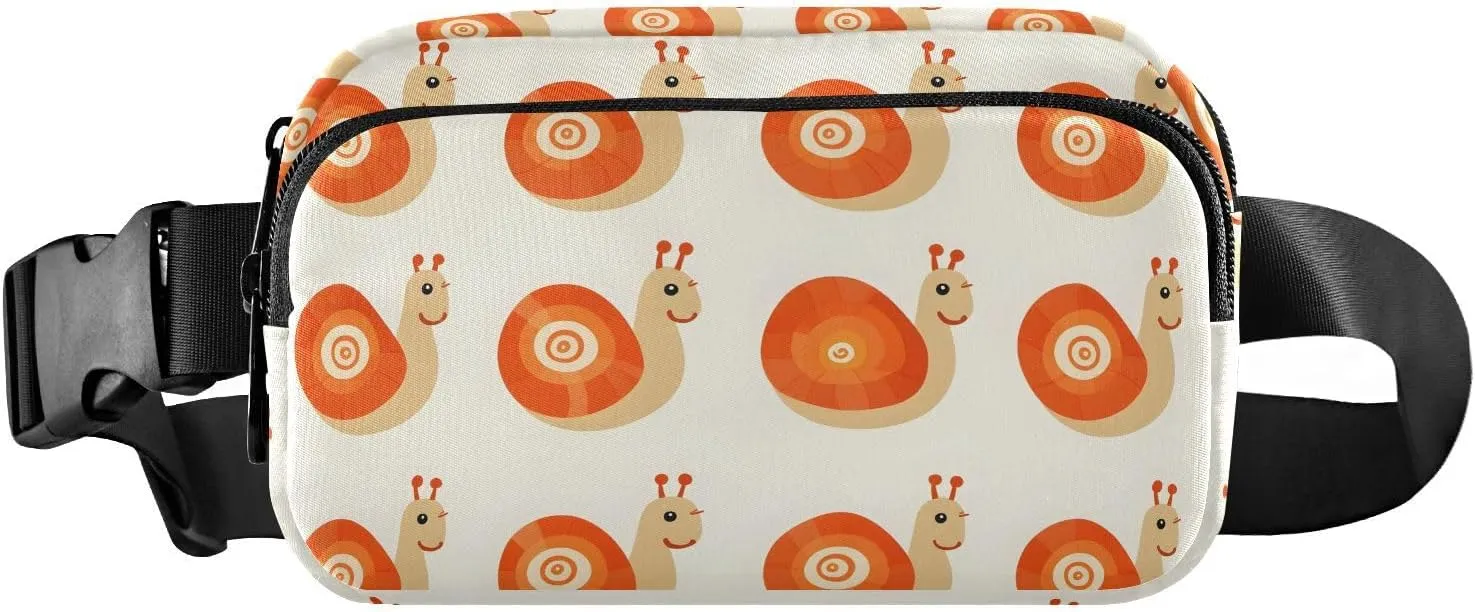 Cartoon Animal Fanny Pack Water Resistant, Women Men Waist Pack Sling Bag Purse for Travel Hiking