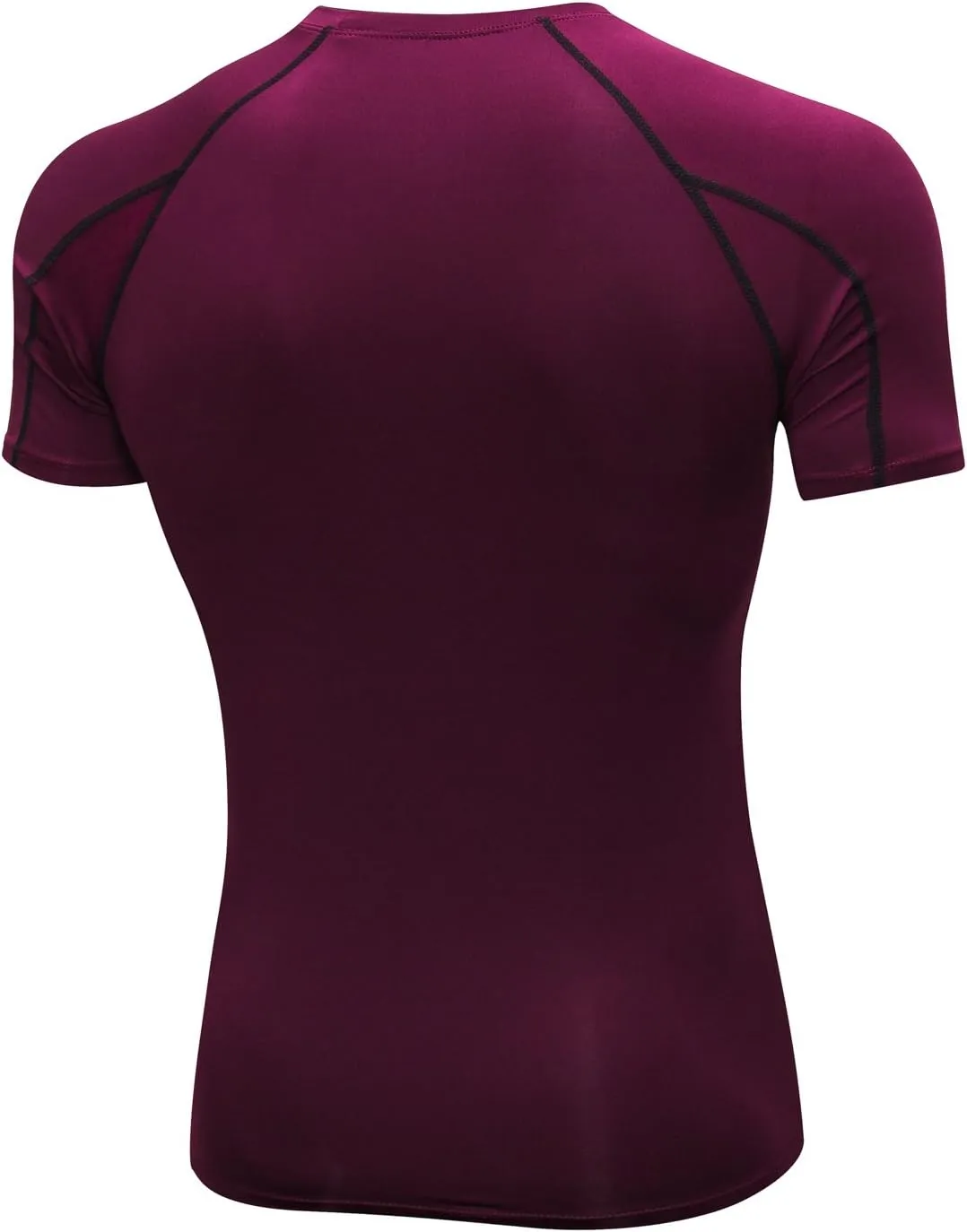 Compression Shirt Men 3 Pack Quick-Dry Athletic Baselayer 4-Way Stretch Moisture-Wicking Short Sleeve Workout Shirts