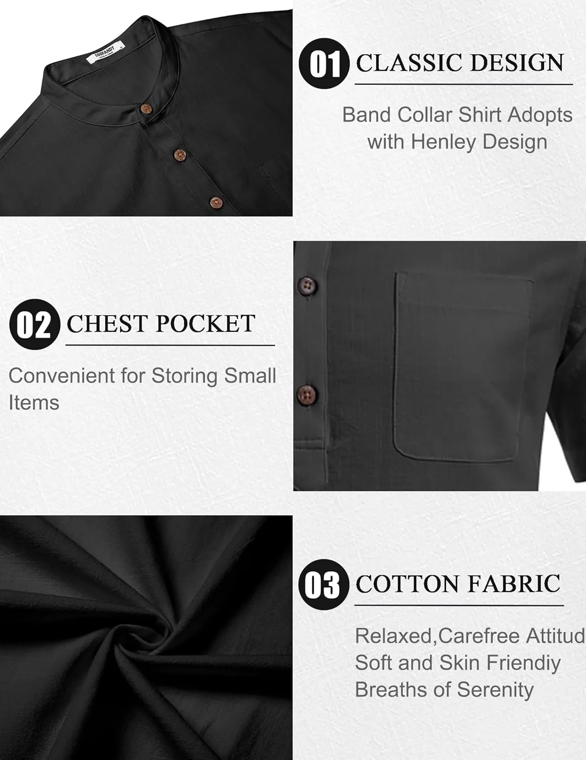 COOFANDY Men's 2 Piece Cotton Linen Sets Summer Beach Outfits Casual Short Sleeve Henley Shirts and Vacation Shorts