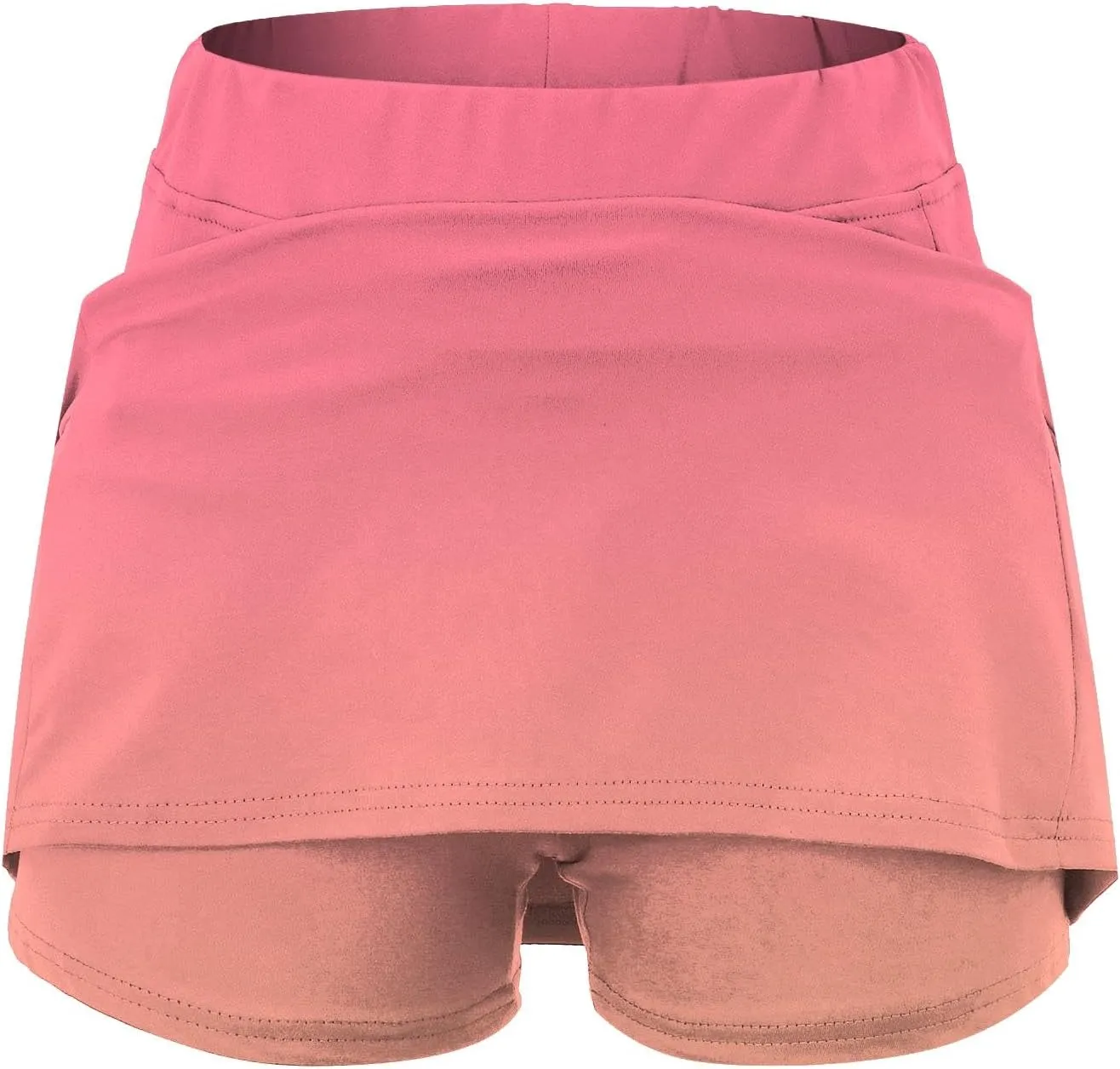 cooki Tennis Skirts for Women Summer Casual High Waisted Athletic Skort Lightweight Stretchy Workout Gradient Color Skirt