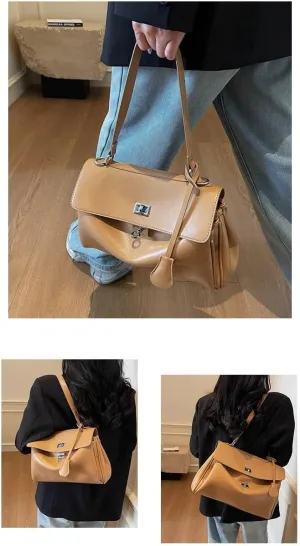 cross-body bag Commuter Shoulder Soft Leather Underarm Bag