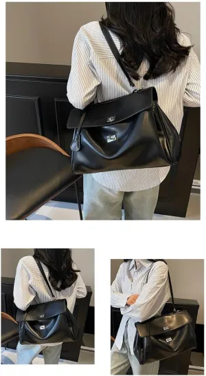 cross-body bag Commuter Shoulder Soft Leather Underarm Bag