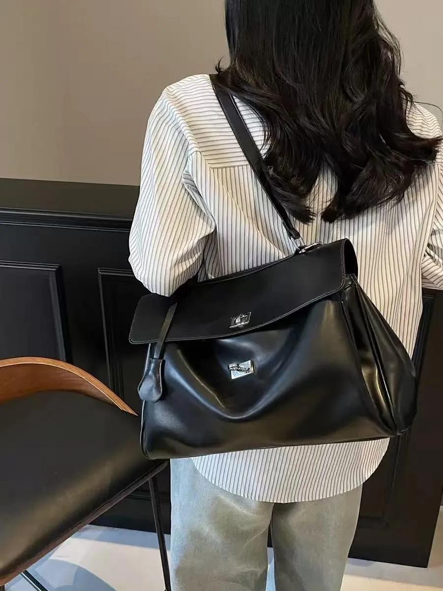 cross-body bag Commuter Shoulder Soft Leather Underarm Bag