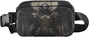 Dark Angel Fanny Pack for Travel Hiking Water Resistant Waist Pack Sling Bag Purse for Women Men