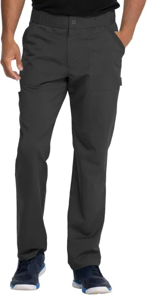 Dickies Men's Scrub Pant Mid Rise Straight Leg Pants with 6 Pockets, Zip Fly Front DK220