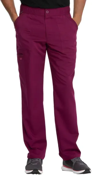 Dickies Men's Scrub Pant Mid Rise Straight Leg Pants with 6 Pockets, Zip Fly Front DK220