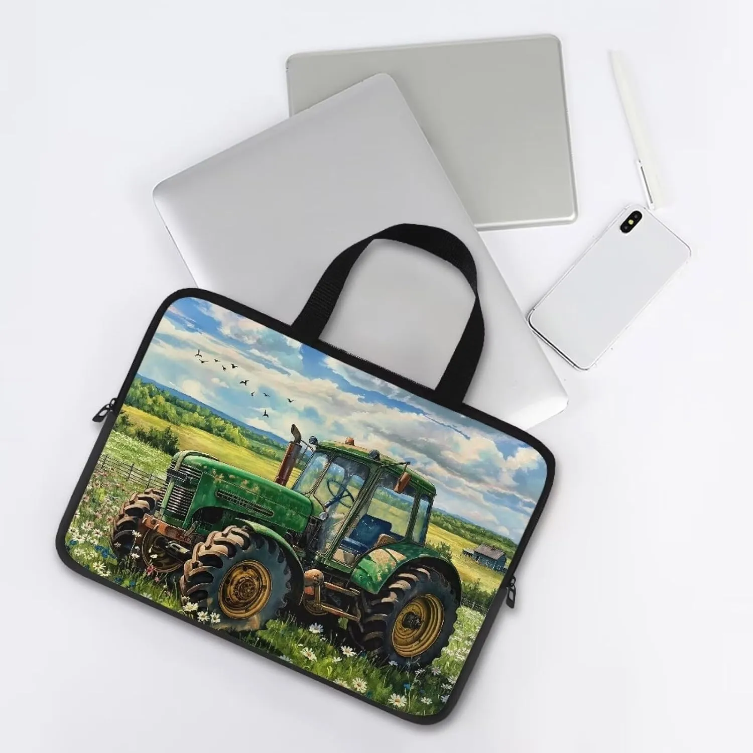 Dolyues Laptop Carrying Case for Adult Travel Workout Water-Resistant Laptop Bag Five Size Suit for Most Laptop
