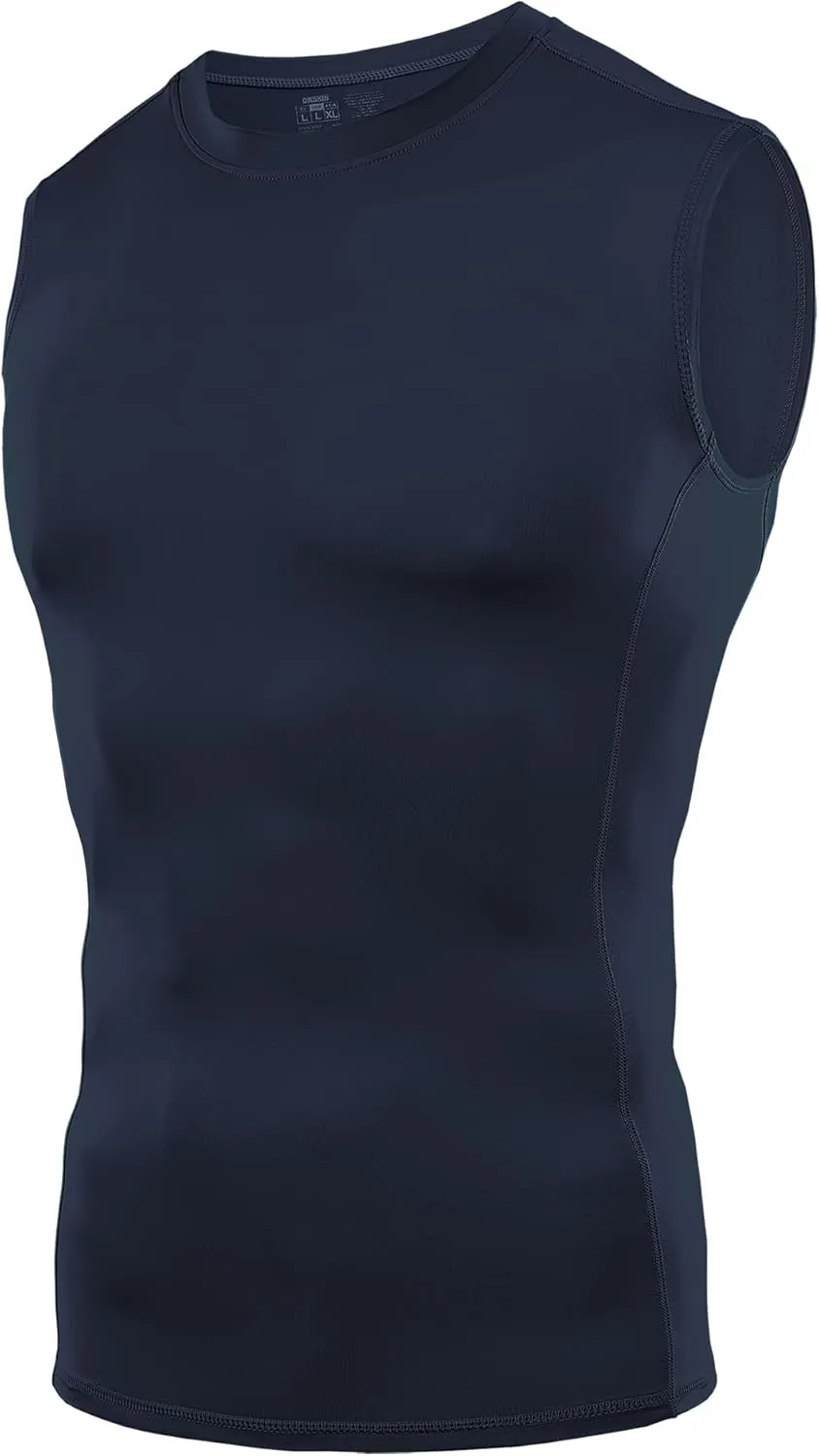 DRSKIN 4, 3, 2 Pack Men's Compression Shirts Sleeveless Tank Top Athletic Sports Workout Running Base Layer Active
