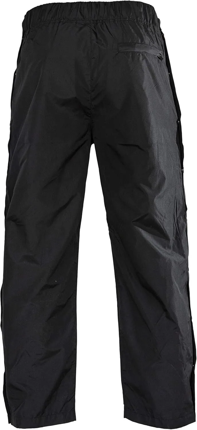 Funny Guy Mugs Tear Away Pull On Pants - Post-Surgery Snap Button Tearaway Elastic Waist Pants - Retro Windbreaker Pants