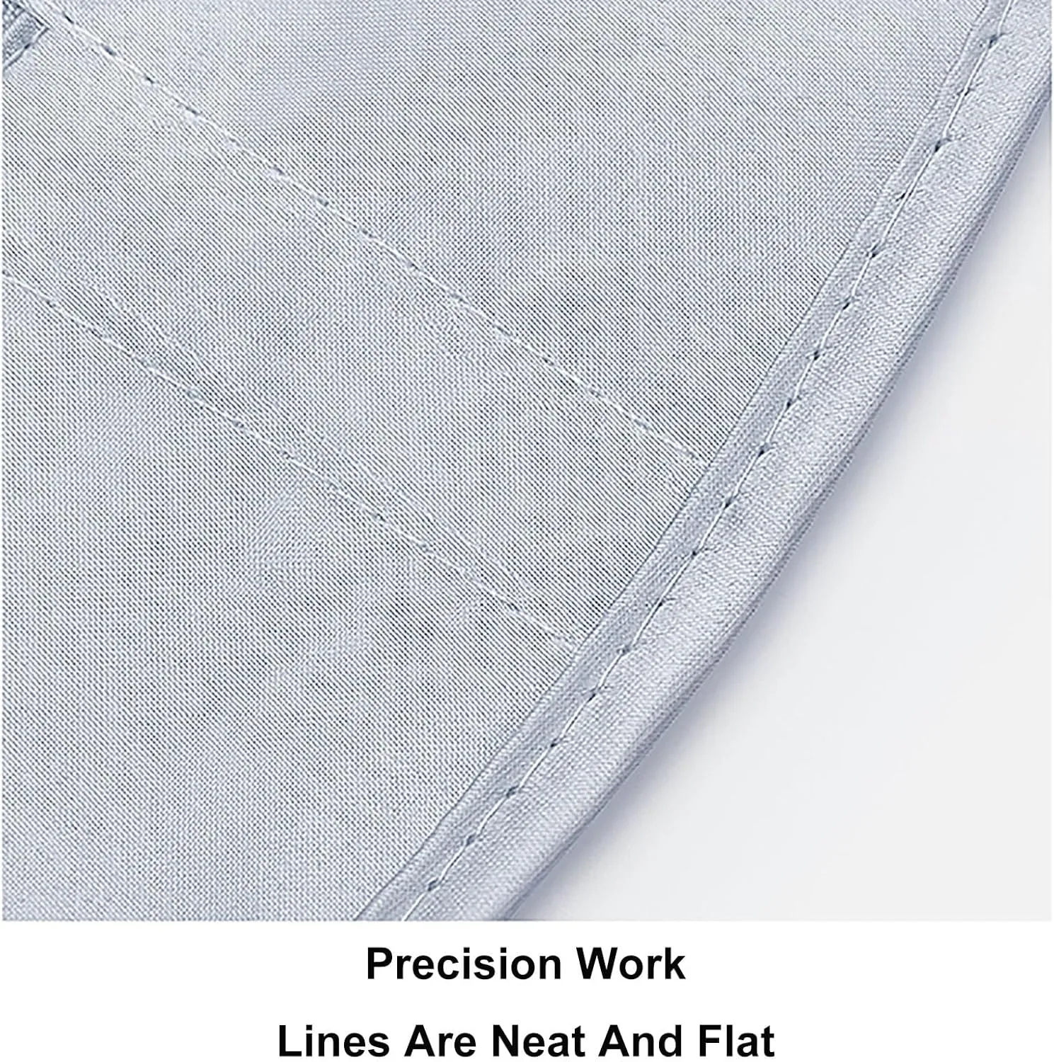 Garment Bags, Garment Covers with Clear Windows, Clothes Cover Storage for Dresses, Suit Satin-Like Cotton Three-Dimensional(White,23x39x4in/58x100x9cm)