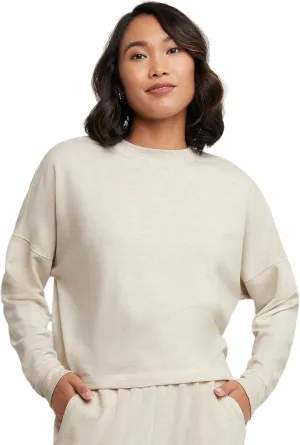 Hanes Women's Originals Sweatshirt, Soft Brushed Fleece Cropped Pullover, Plus