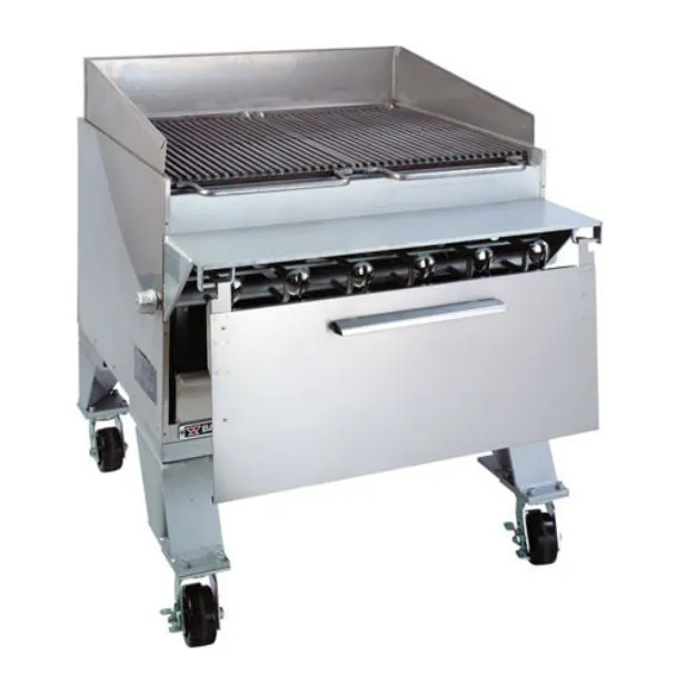 High Performance Heavy Duty Floor Model Radiant Gas Char Broiler