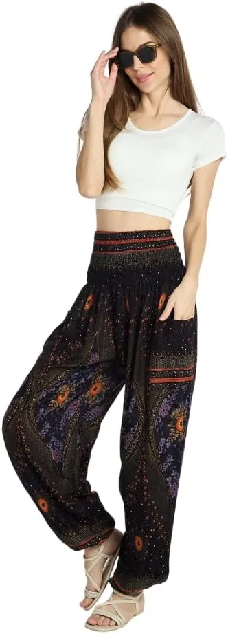 High-Waisted Boho Harem Yoga Pants for Women