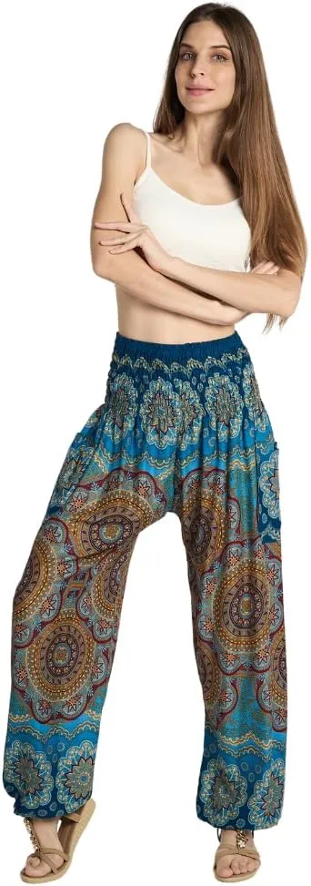 High-Waisted Boho Harem Yoga Pants for Women