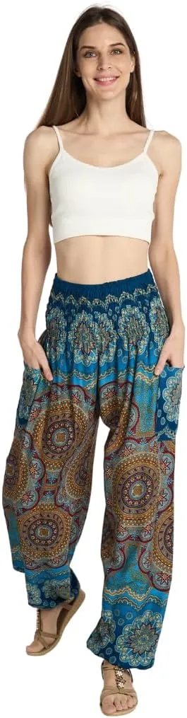 High-Waisted Boho Harem Yoga Pants for Women