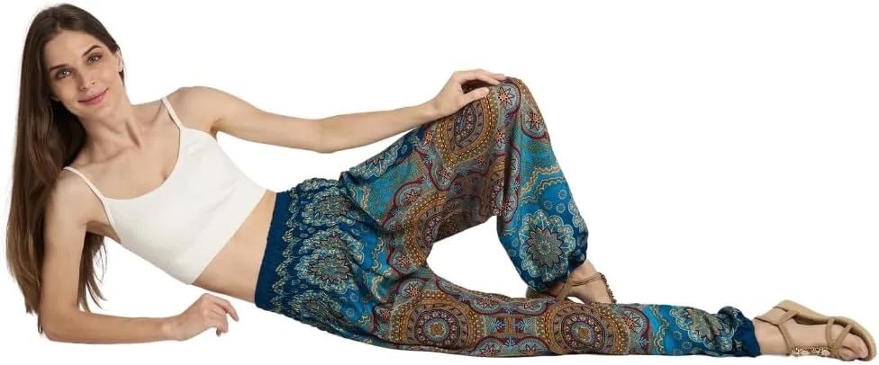 High-Waisted Boho Harem Yoga Pants for Women