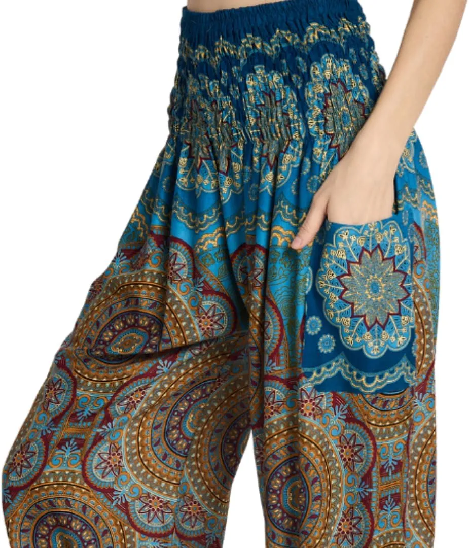 High-Waisted Boho Harem Yoga Pants for Women