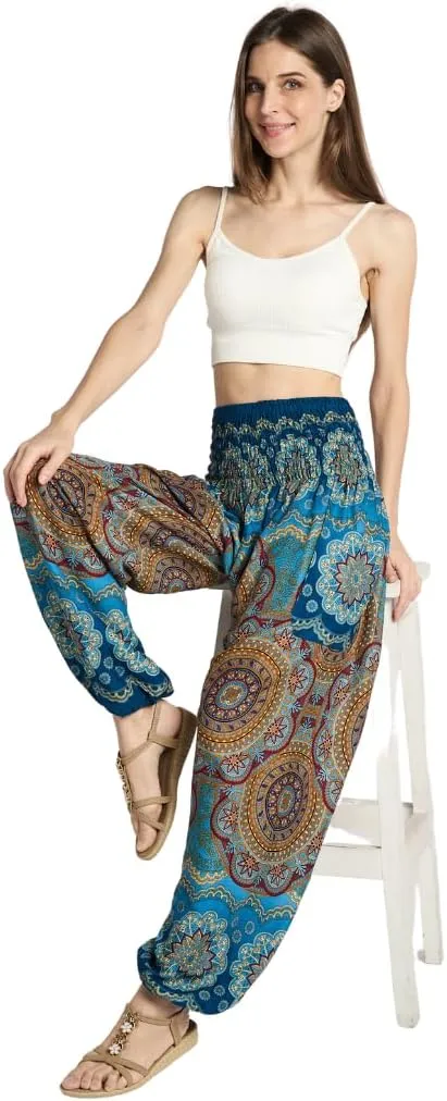 High-Waisted Boho Harem Yoga Pants for Women