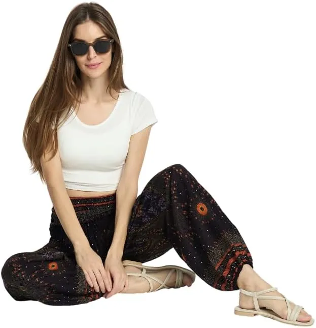 High-Waisted Boho Harem Yoga Pants for Women