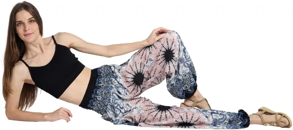 High-Waisted Boho Harem Yoga Pants for Women