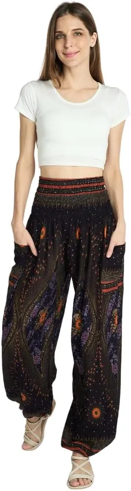 High-Waisted Boho Harem Yoga Pants for Women