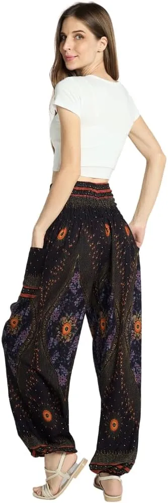 High-Waisted Boho Harem Yoga Pants for Women