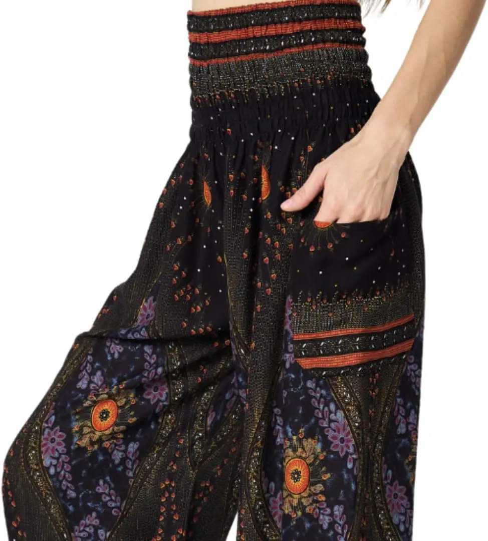 High-Waisted Boho Harem Yoga Pants for Women