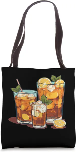 Ice Tea soft drink for cool Tea Lovers Tote Bag