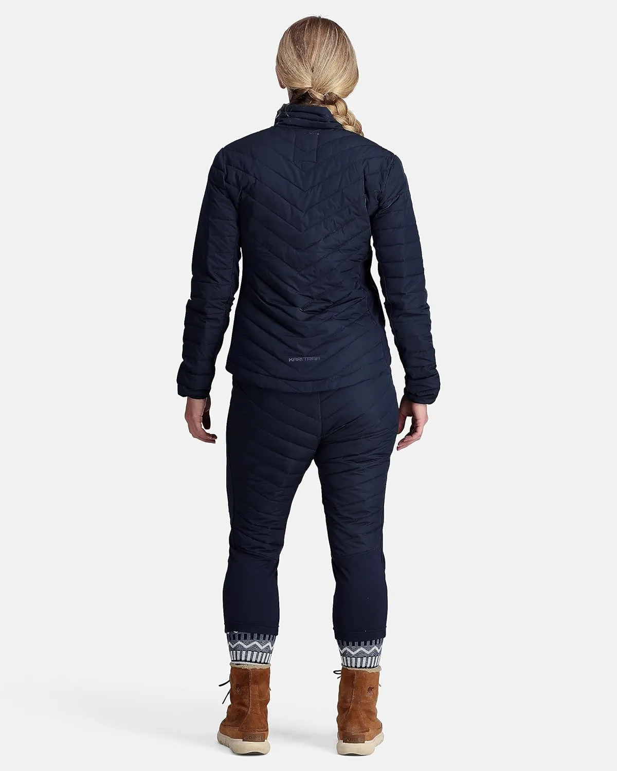 Kari Traa Eva Women's Lightweigh Down Jacket, Water-Resistant Down Sweater, Secure Hand Pockets, Front Zip Design