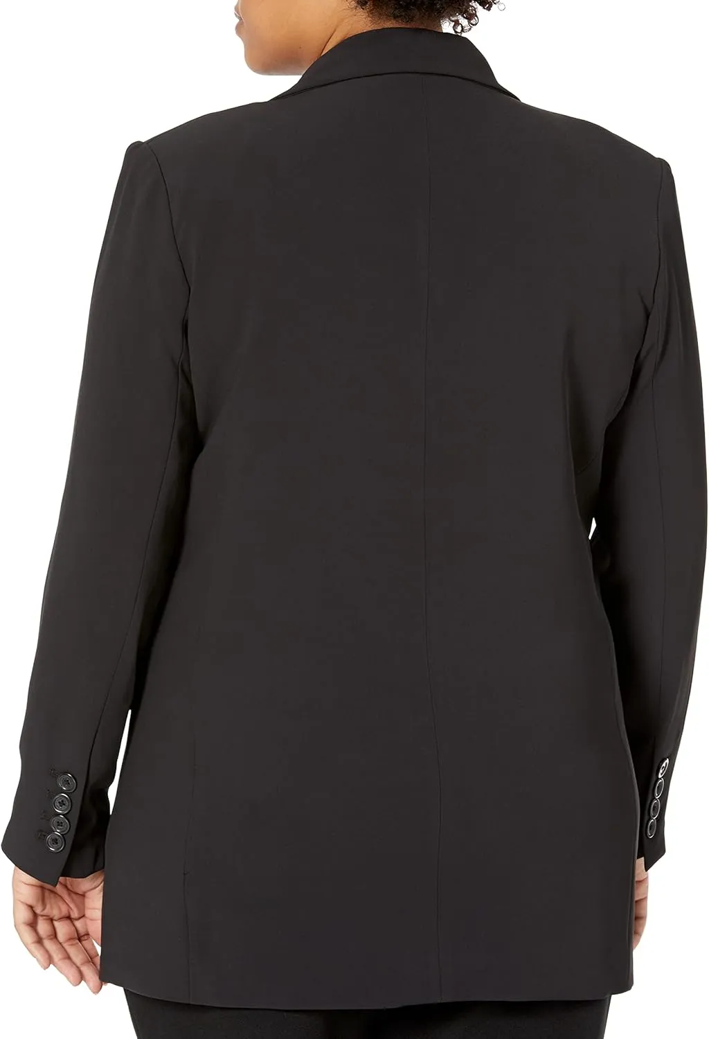 Karl Lagerfeld Paris Women's Everyday Suiting Long Sleeve Soft Jacket
