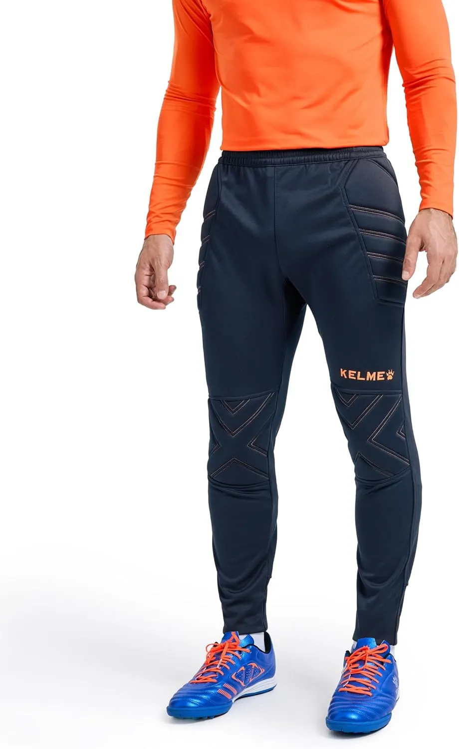 KELME Men's Goalkeeper Pants - Padded Goalie Shorts, Unisex