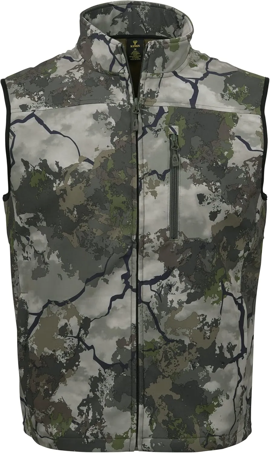 King's Camo Men's Hunter Soft Shell Vest