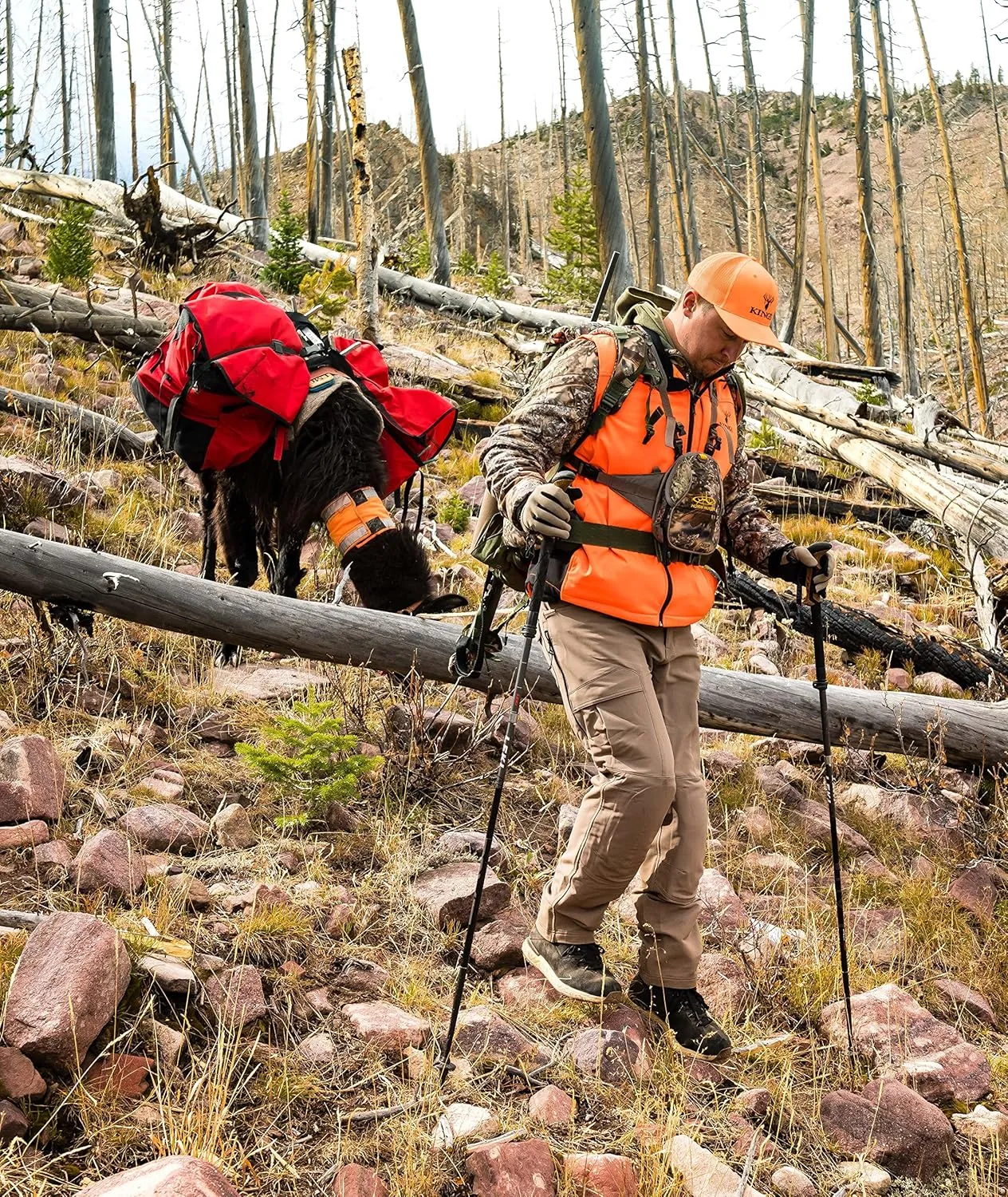 King's Camo Soft Shell Vest, Blaze Orange
