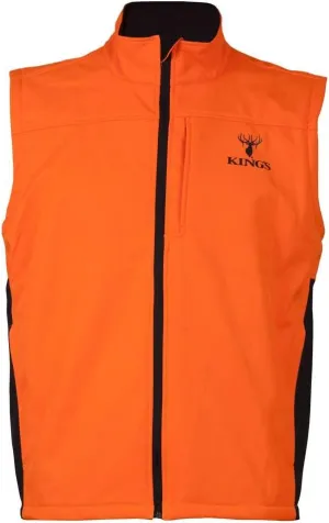 King's Camo Soft Shell Vest, Blaze Orange