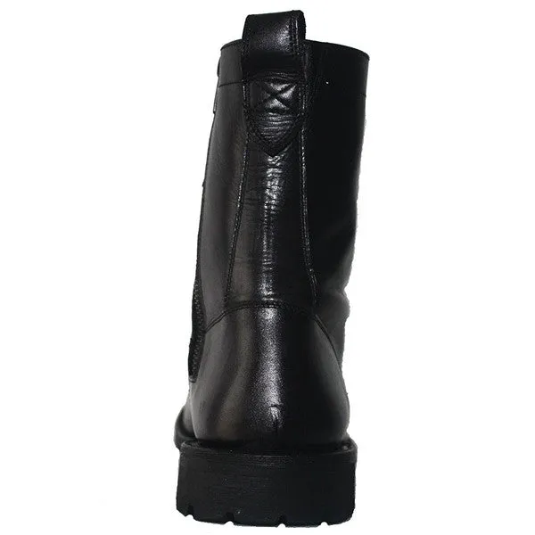 Kixters Spencer - Antique Black Leather Combat Boot