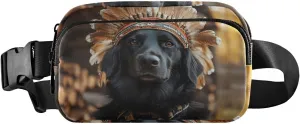 Labrador Chief Fanny Pack Water Resistant, Women Men Waist Pack Sling Bag Purse for Travel Hiking