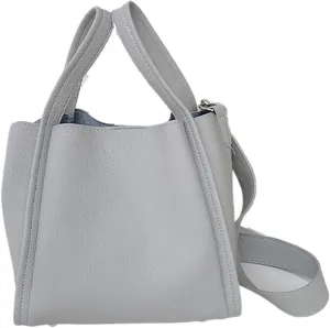 Ladies handbag soft leather bucket bag shoulder crossbody bag